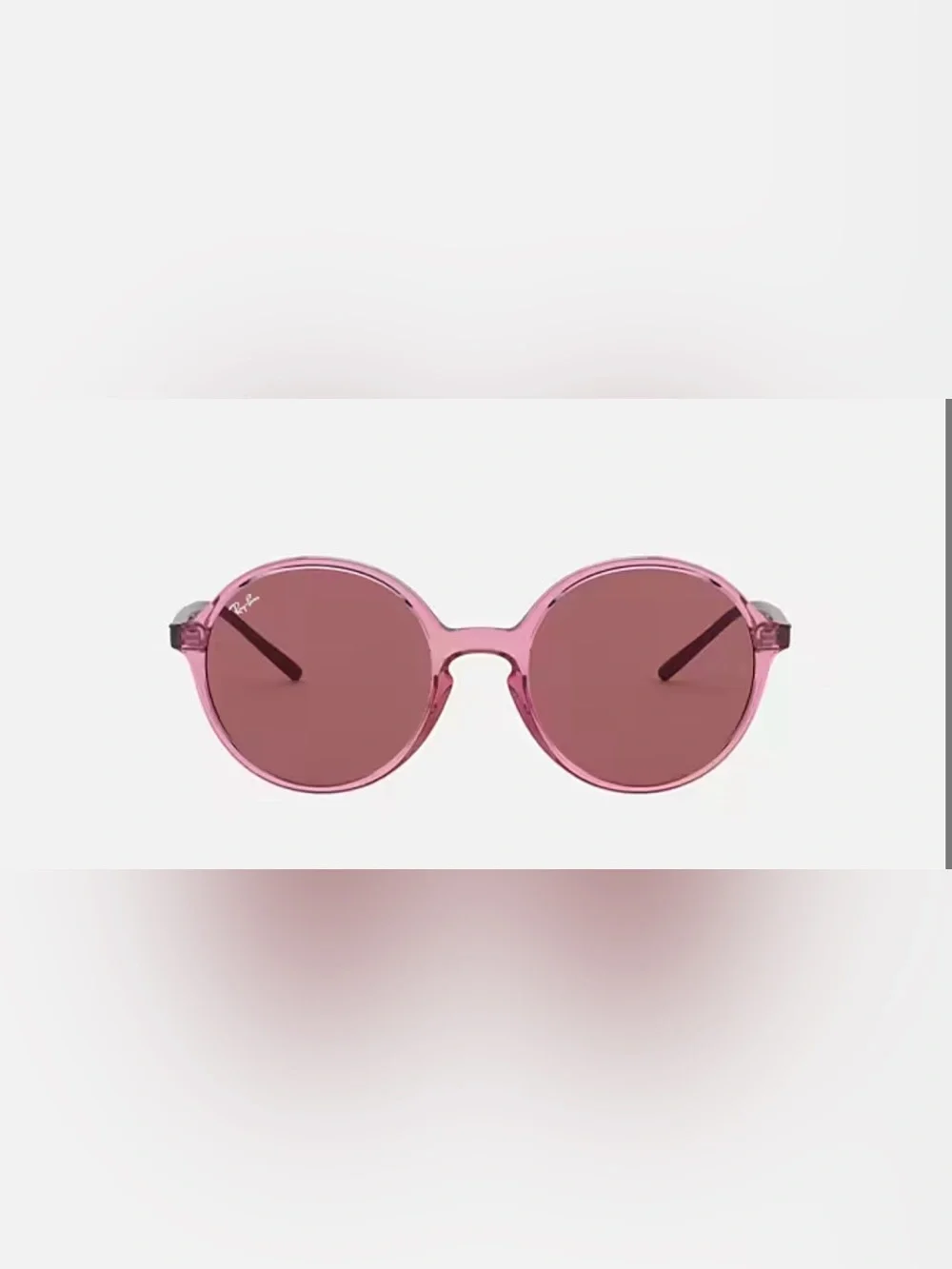 Ray-Ban Women's Pink Round Frame Sunglasses